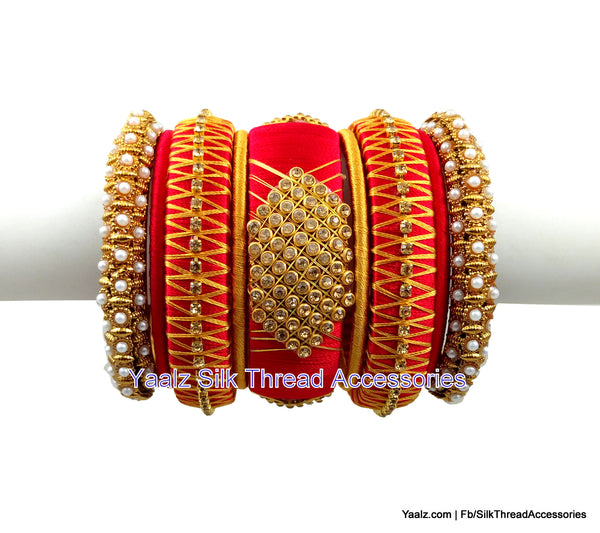 silk thread Grandeur Bangle Collections 