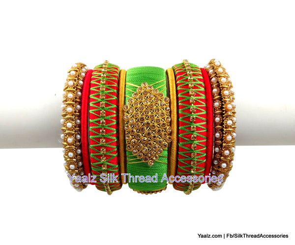 silk thread Grandeur Bangle Collections 
