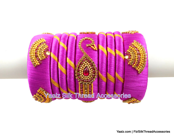 silk thread Grandeur Bangle Collections 