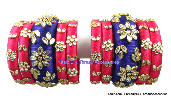 silk thread Grandeur Bangle Collections 