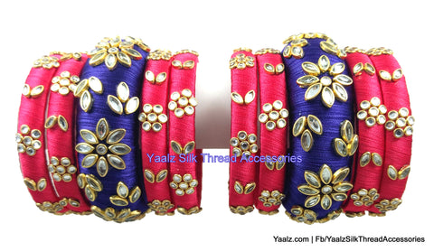 silk thread Grandeur Bangle Collections 