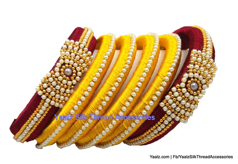 silk thread Grandeur Bangle Collections 