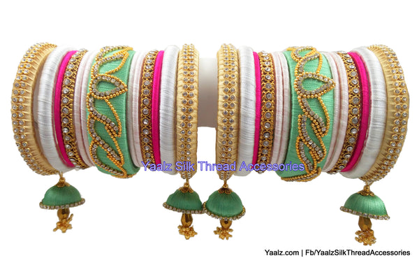 silk thread Grandeur Bangle Collections 