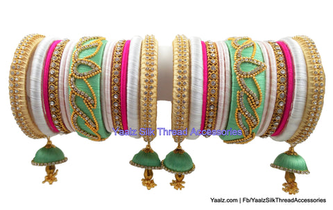 silk thread Grandeur Bangle Collections 