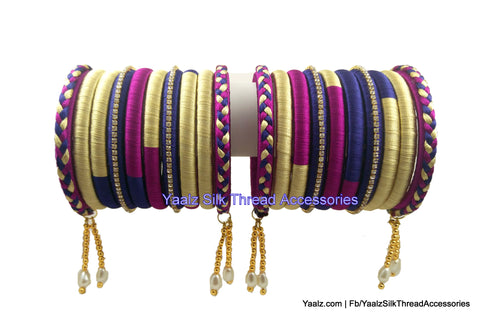 silk thread Grandeur Bangle Collections 