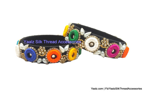 silk thread Single Bangle Collections 