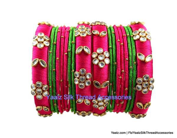 silk thread Grandeur Bangle Collections 