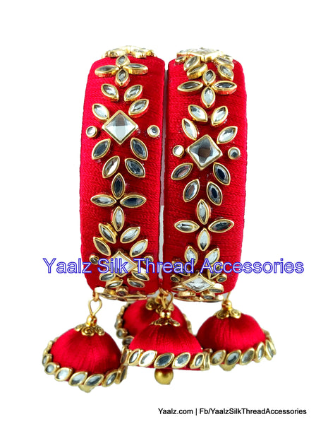 silk thread Single Bangle Collections 