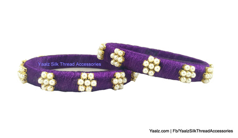 silk thread Single Bangle Collections 