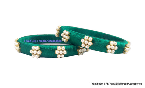 silk thread Single Bangle Collections 