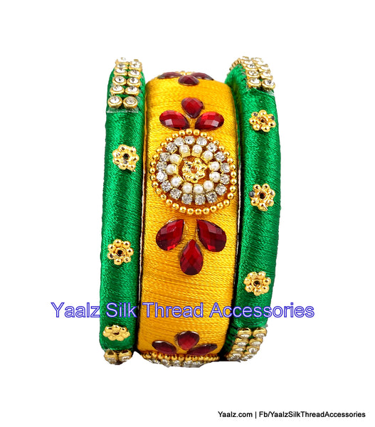 silk thread Grandeur Bangle Collections 