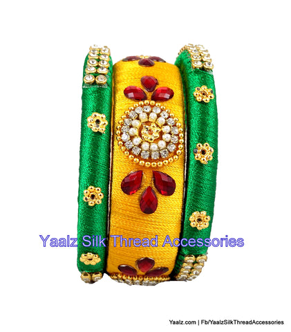 silk thread Grandeur Bangle Collections 