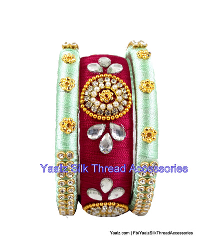 silk thread Grandeur Bangle Collections 