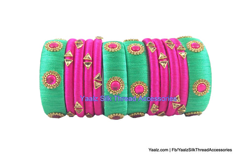 silk thread Grandeur Bangle Collections 