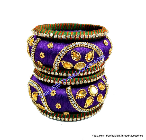 silk thread Grandeur Bangle Collections 