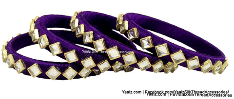silk thread Single Bangle Collections 