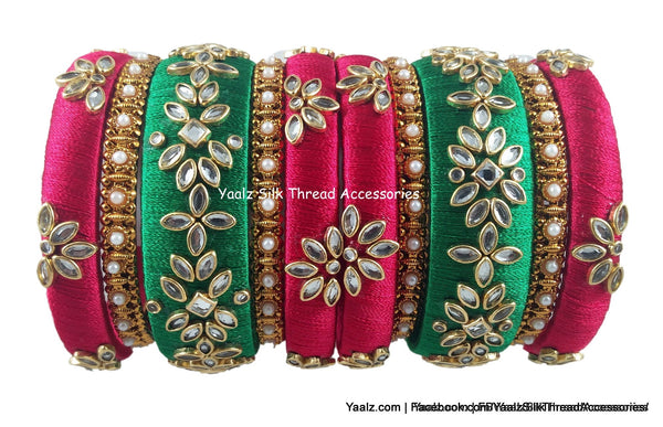 silk thread Grandeur Bangle Collections 