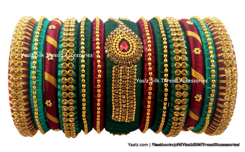 silk thread Grandeur Bangle Collections 