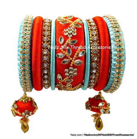 silk thread Grandeur Bangle Collections 