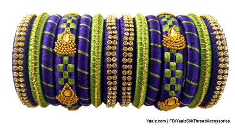 silk thread Grandeur Bangle Collections 