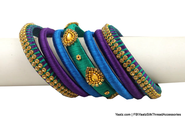silk thread Grandeur Bangle Collections 