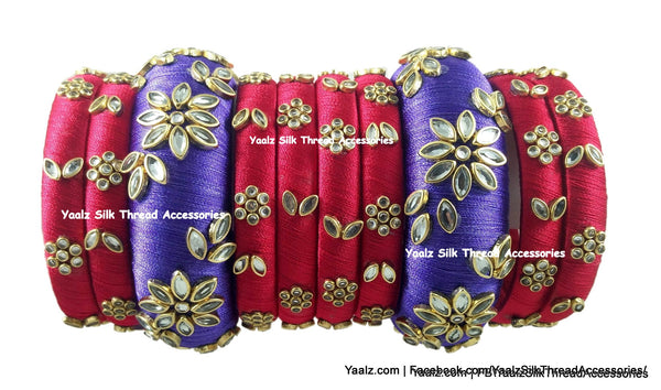 silk thread Grandeur Bangle Collections 