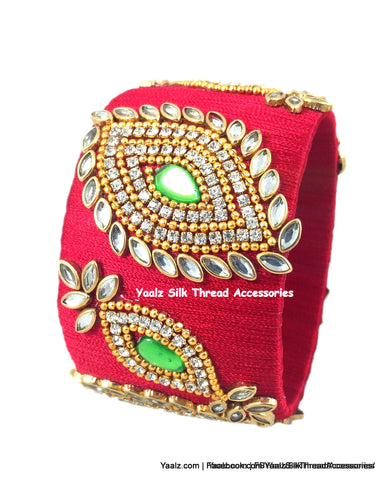 silk thread Single Bangle Collections 