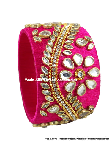 silk thread Single Bangle Collections 