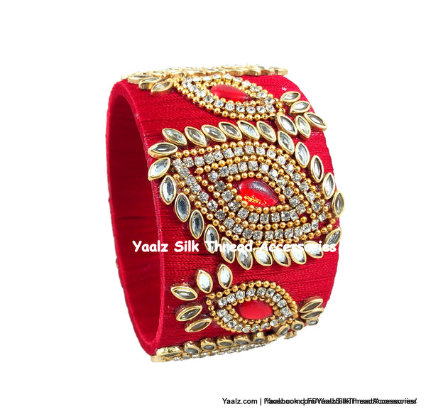 silk thread Single Bangle Collections 