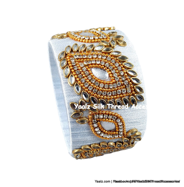 silk thread Single Bangle Collections 