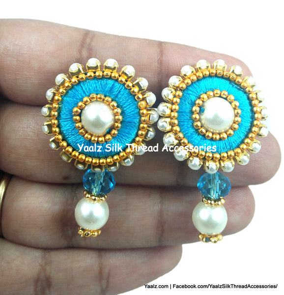 silk thread Grandeur Jumka Collections 