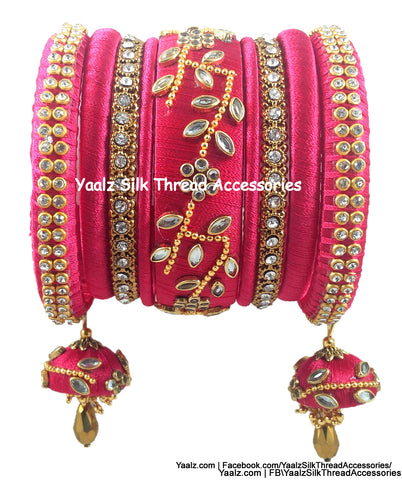 silk thread Grandeur Bangle Collections 