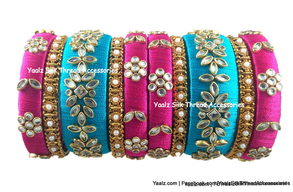 silk thread Grandeur Bangle Collections 