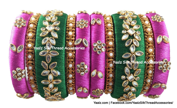 silk thread Grandeur Bangle Collections 