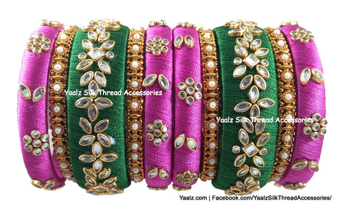 silk thread Grandeur Bangle Collections 