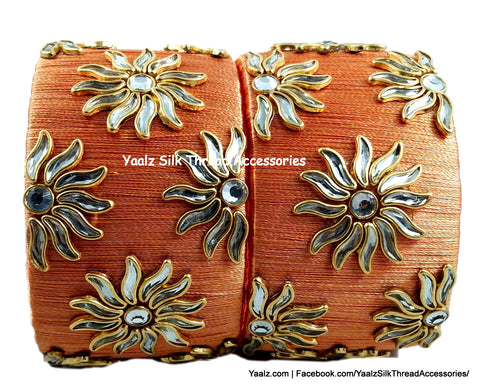 silk thread Single Bangle Collections 