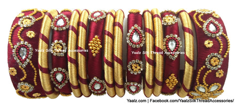 silk thread Grandeur Bangle Collections 
