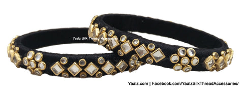 silk thread Single Bangle Collections 