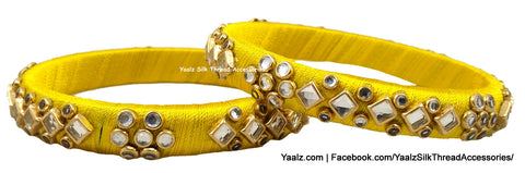 silk thread Single Bangle Collections 