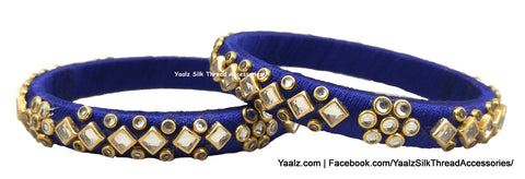silk thread Single Bangle Collections 