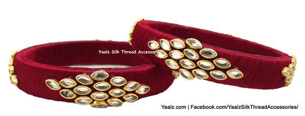 silk thread Single Bangle Collections 