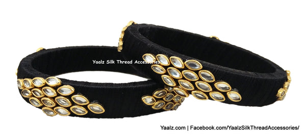 silk thread Single Bangle Collections 
