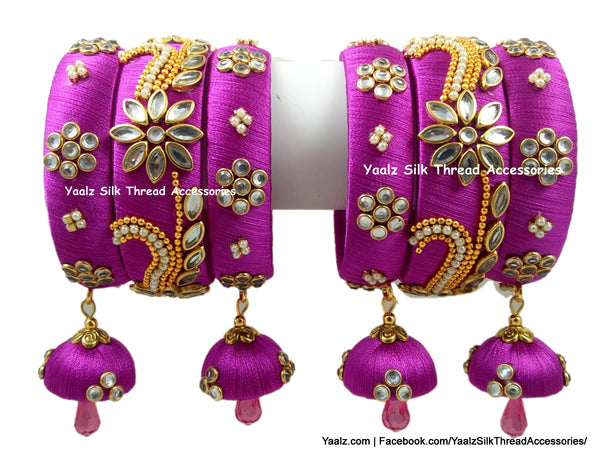 silk thread Grandeur Bangle Collections 