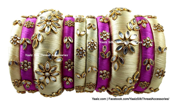 silk thread Grandeur Bangle Collections 