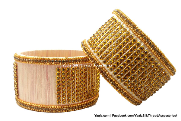 silk thread Single Bangle Collections 