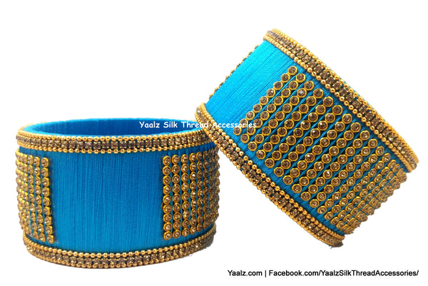 silk thread Single Bangle Collections 