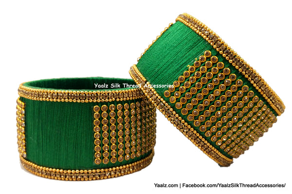 silk thread Single Bangle Collections 
