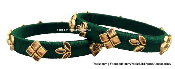 silk thread Single Bangle Collections 