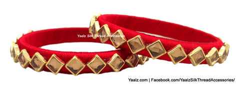 silk thread Single Bangle Collections 