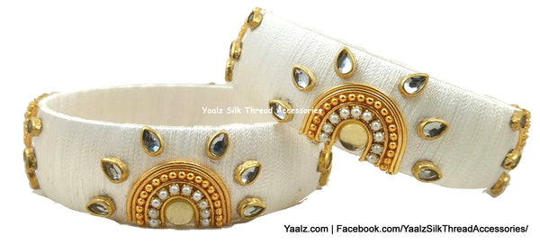 silk thread Single Bangle Collections 